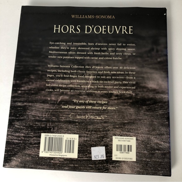 Williams-Sonoma Collection - HORS D’OEUVRE - Picture 2 of 13